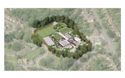 Aerial View Of St Mary's Proposed New Build