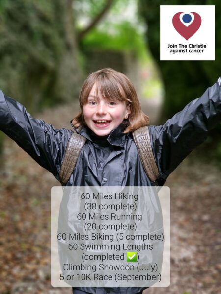Dad's cancer battle inspires 10-year-old to take on tough physical fundraising challenges