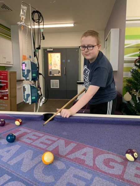 Adam In The Teen Room, In Hospital, Provided By The Teenage Cancer Trust