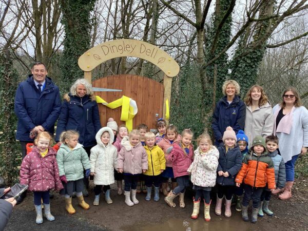 Inspirational woodland area at St Mary's revamped