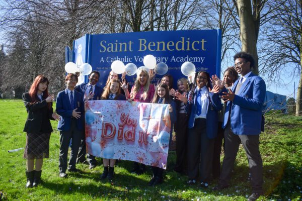 Platinum Artsmark Success for Saint Benedict